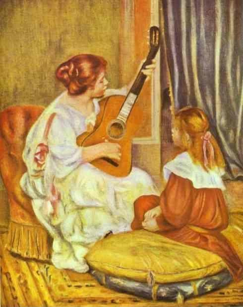 Guitar lesson, 1897